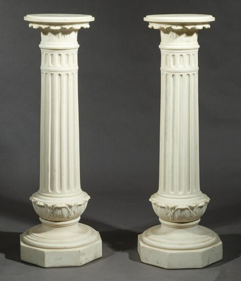 Faux Marbre Composite Pedestals