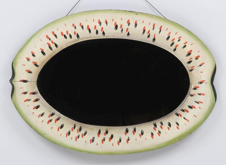 Folk Art watermelon mirror