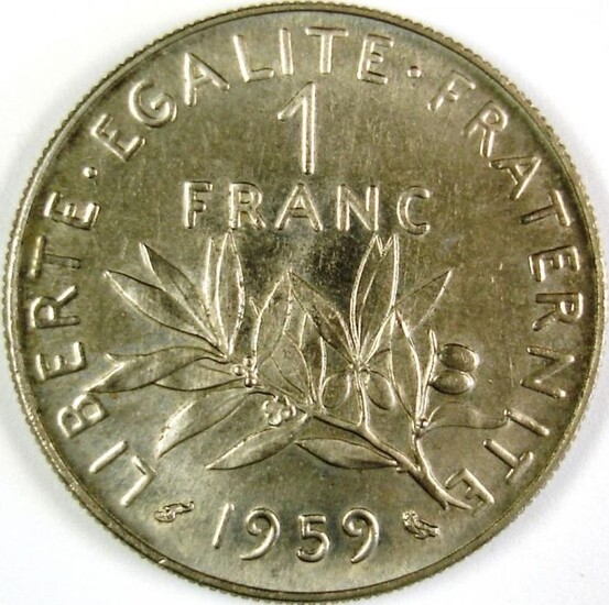 France - 1 Franc 1959 Semeuse - Essai en Nickel