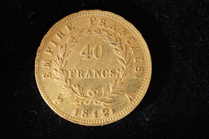 France - 40 Francs 1812-A Napoléon I - Gold