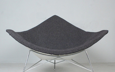 GEORGE NELSON for HERMANN MILLER. Lounge chair, 'Coconut Chair' model, designed in 1955.