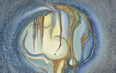 Geiger, Anne (born 1933) Untitled, 1991, mixed media on canvas.