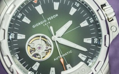 Giorgio Fedon - Automatic Timeless IX Green Dial Stainless Steel Bracelet - GFCK006 - Men - 2011-present