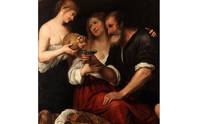 Giovanni Andrea Ferrari, 1598 – 1669, zug., LOT UND SEINE TÖCHTER
