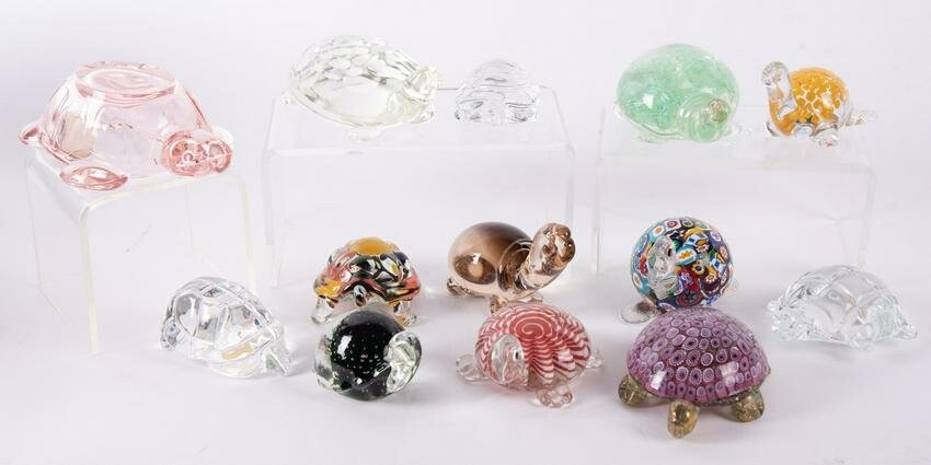 Glass Turtle Collection to Include Seven Murano Glass