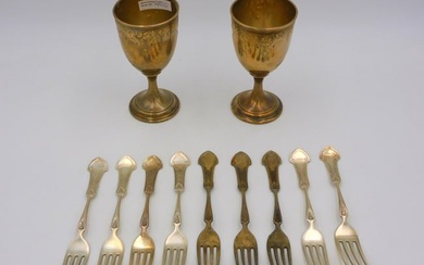 Gorham Sterling Silver Items. 19th century. To