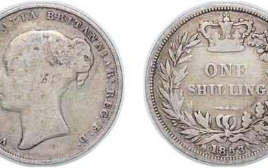 Great Britain United Kingdom 1853 1 Shilling - Victoria (1st...