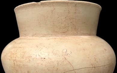 Holy Land (Canaanite) Terracotta carinated bowl, 14 cm high / 11 cm diam.