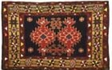 Home Decor Handmade Wool Geometric 2X3 Vintage Tribal Oriental Rug Small Carpet