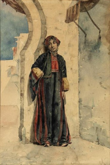 Italian School (19th century) Moroccan Woman