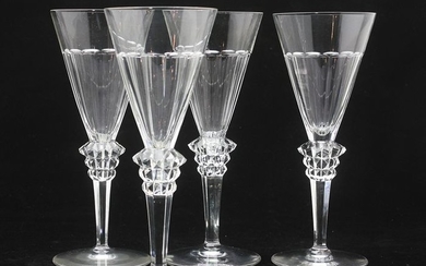 Jan Eisenloeffel - Kristalunie (Maastricht) - Champagne Zephyrs (or 'flutes') (4)