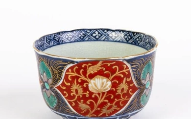 Japanese Imari Glazed Porcelain Bowl 19th Century