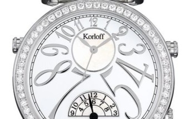 Korloff - Diamonds for 1.74 Carat Reversible Voyager Edition GMT Swiss Made- MTZAD - Men - BRAND NEW