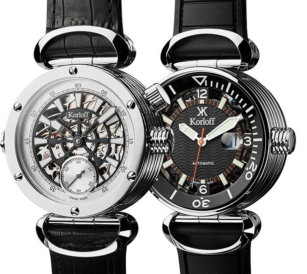 Korloff - Reversible Automatic Watch Houdini Diver - DIVERM/A - Men - BRAND NEW