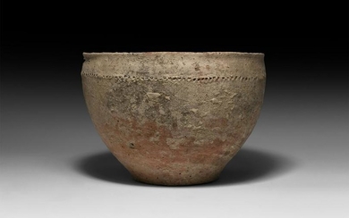 Large Bronze Age Decorated Bowl