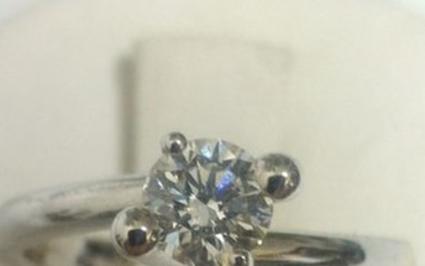 Leonori - 18 kt. White gold - Ring - 0.53 ct Diamond