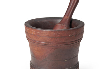 Lignum Vitae Mortar and Pestle, early 19th century.