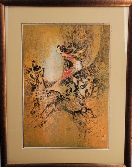 Limited Ed Lithograph Lebadang 1922-2015 Signed & Numbe