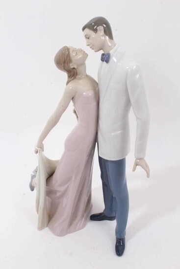 Lladro porcelain figure of a couple