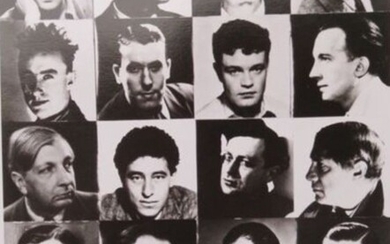Man Ray (1890-1976) - Selten Gruppen Portrait der Pariser DADA Gruppe Einmalig Limitierter Abzug für die Griffelkunst 1991