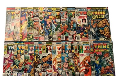 Marvel Two-In-One (1974 Series) Starring The Thing #10, 11, 12, 13, 14, 15, 16, 17, 18, 19, 20, - 21, 22, 23, 24, 25, 26, 27, 28, 29, 30, 31, 32 Consecutive Run! Bronze Age Gems! 2nd and 3rd - 23 Comic collection - First edition - 1975/1977