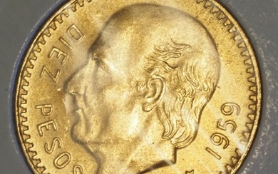 Mexico. 10 Pesos 1959-M Miguel Hidalgo y Costilla