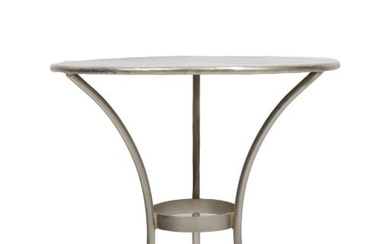 Mid-Century Modern Metal Side Table