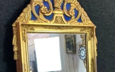 Mirror in golden wood and lacquered wood - Neoclassical Style - Wood - Early 20th century