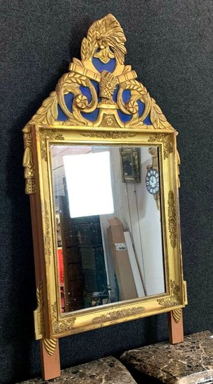 Mirror in golden wood and lacquered wood - Neoclassical Style - Wood - Early 20th century