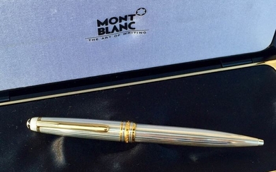 Montblanc - Meisterstück Solitaire Pinstripe Sterling Silver Ballpoint Pen