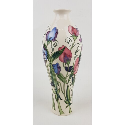 Moorcroft Sweetness Vase: Designed by Nicola Slaney.