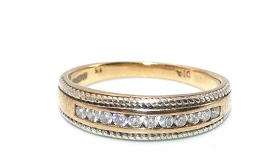 No Reserve Price - Ring - 9 kt. Yellow gold Diamond
