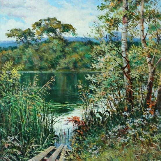 Oil painting Lake Anatolii Tinhkhevich