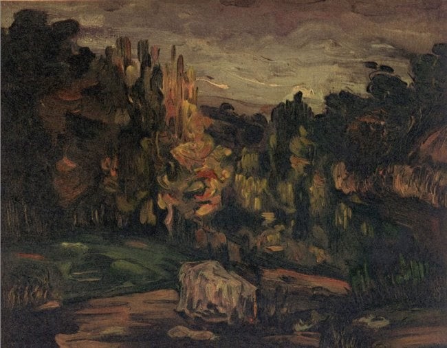 Paul Cezanne Paysage a Aix
