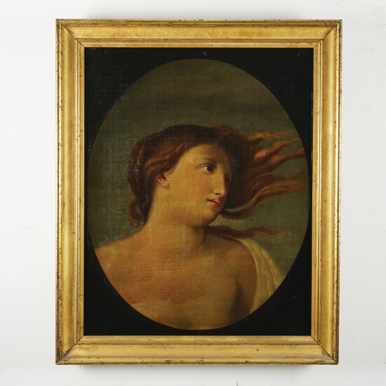 Pittore della fine del XIX secolo Galatea olio su tela, cm. 62,5x50 (lieve...