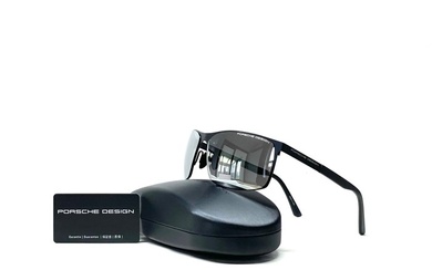 Porsche Design - P8566-F, Cat.:3SP, IP-Black Titanium, Special Silver mirrored, VISION DRIVE™ tech. *New & Unused - Sunglasses