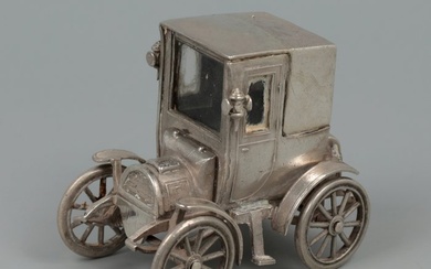 Renault Type B Coupé (1900) *NO RESERVE* - FIAM Arte Nostra di Pampurini Bruno\t - Miniature figure - Silver