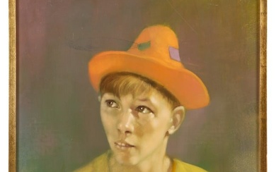 Robert Bliss (1925-1981) "Boy with Orange Hat"