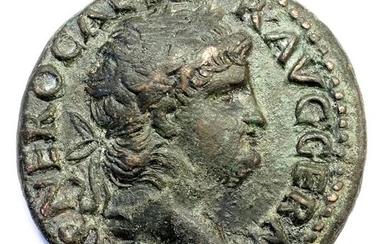 Roman Empire. Nero (AD 54-68). Æ As,Rome, AD 66 - Victory flying left