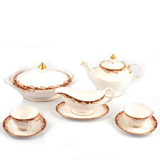 Royal Doulton 'Winthrop' pattern part dinner and tea service.