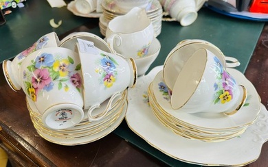 Royal Sutherland Fine bone china 21 piece tea service
