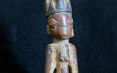 Statue(s) (1) - Wood - Ibeji - Yoruba - Nigeria