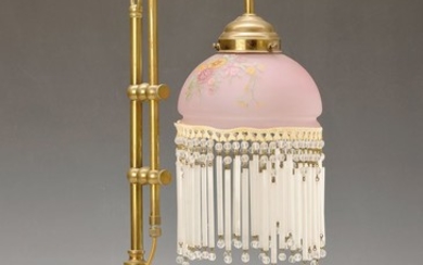 Table lamp, German, around 1898-1900, brass, Original...