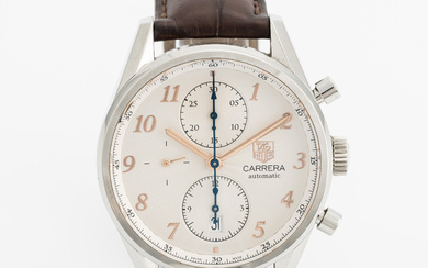 Tag Heuer, Carrera, Calibre 16, wristwatch, chronograph, 41 mm