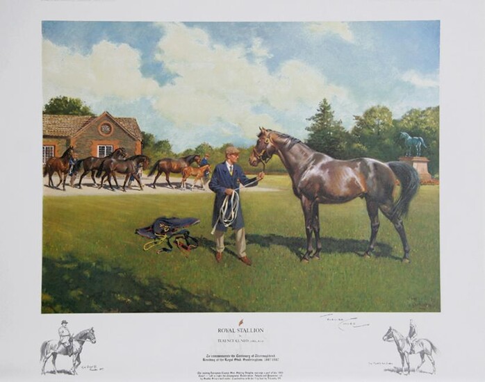 Terence Cuneo, Royal Stallion, Offset Lithograph