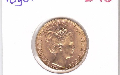 The Netherlands - 10 gulden 1898 Kroningsjaar Wilhelmina - Gold