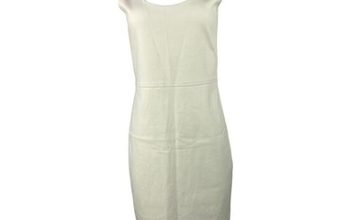 The Row White Cotton Dress, Size 8