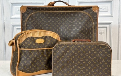 Three Louis Vuitton Luggage Pieces