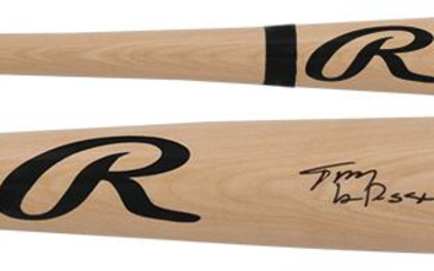 Tony LaRussa Signed Rawlings Pro Baseball Bat (Schwartz)