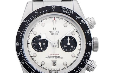 Tudor Black Bay Chrono 79360N-0002 - Heritage Black Bay Chronograph Panda Silver Dial Men's Watch
